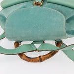 Gucci Vintage Bamboo Backpack Suede Medium - image 8