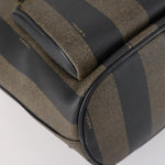 Fendi Pequin Front Pocket Backpack Coated Canvas Small - image 12