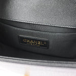 Chanel Boy Flap Bag Quilted Caviar Small - image 4