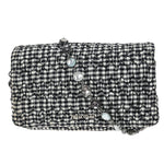 Miu Miu Crystal Clutch Matelasse Gingham Print Canvas Small - image 2