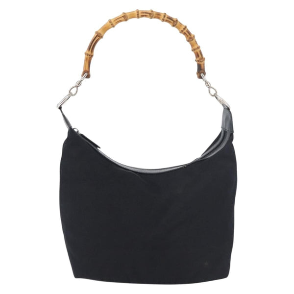 Gucci Vintage Bamboo Hobo Nylon Small - image 1