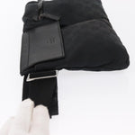 Gucci Vintage Double Belt Bag GG Canvas with Leather Small - image 4