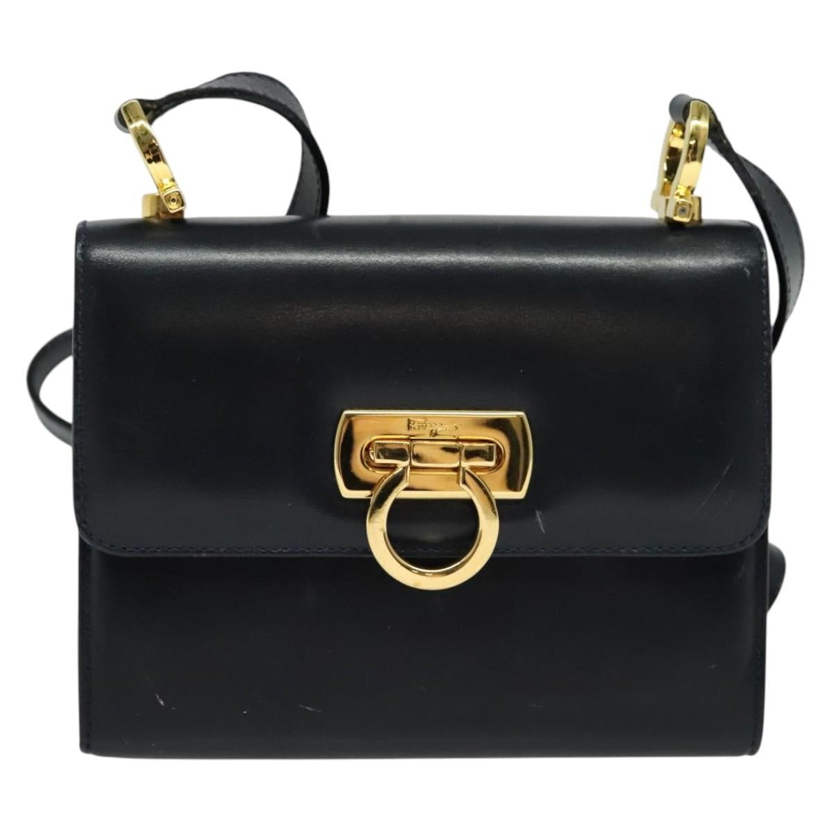 Salvatore Ferragamo Gancini Flap Shoulder bag Leather - image 1