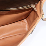 Celine Vintage Macadam Circle Logo Shoulder Bag Canvas and Leather - image 19
