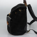 Gucci Vintage Bamboo Backpack Suede Medium - image 3