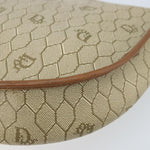 Christian Dior Vintage Honeycomb Shoulder Bag Canvas and Leather - image 10