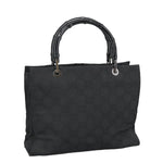 Gucci Vintage Bamboo Handle Tote GG Nylon Medium - image 1