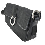 Salvatore Ferragamo Gancini Shoulder Bag Canvas - image 3