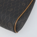 Christian Dior Vintage Honeycomb Zip Pouch Canvas and Leather - image 7