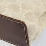 Celine Vintage Macadam Handbag Canvas and Leather - image 11