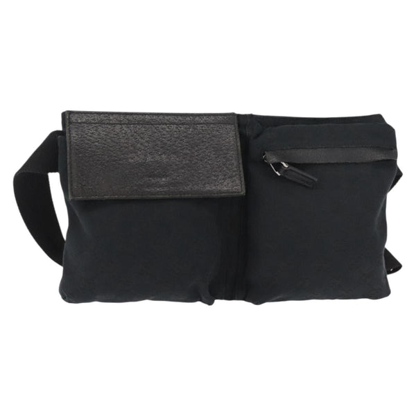 Gucci Vintage Double Belt Bag GG Canvas with Leather Small - image 1