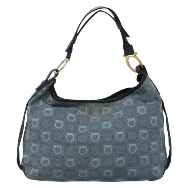 Salvatore Ferragamo Gancini Shoulder Bag Canvas - image 1