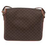 Celine Vintage Macadam Shoulder Bag Canvas and Leather - image 2