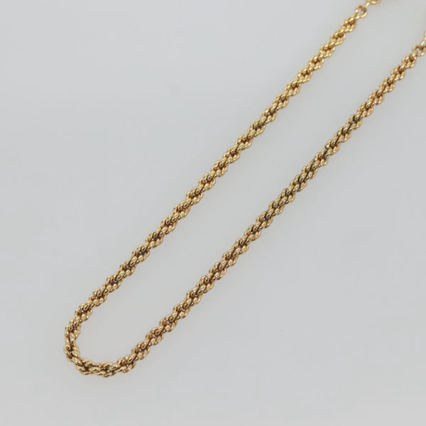 Christian Dior CD Round Pendant Necklace Metal