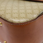 Celine Vintage Convertible Top Handle Bag Macadam Coated Canvas Medium - image 10