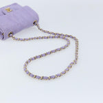 Chanel Square Classic Single Flap Bag Fabric - image 6