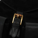 Gucci Vintage Bamboo Backpack Suede Medium - image 15