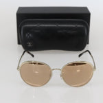 Chanel Logo CC Sunglasses Metal - image 9
