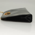 Salvatore Ferragamo Vintage Gancini Chain Shoulder Bag Patent Leather - image 4