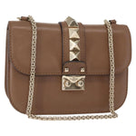 Valentino Garavani Rolling Rockstud Glam Lock Shoulder Bag Leather Medium - image 1