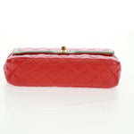 Chanel Two Tone Flap Bag Quilted Lambskin Small - image 17
