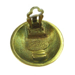 Chanel CC Button Clip-On Earrings Metal - image 4