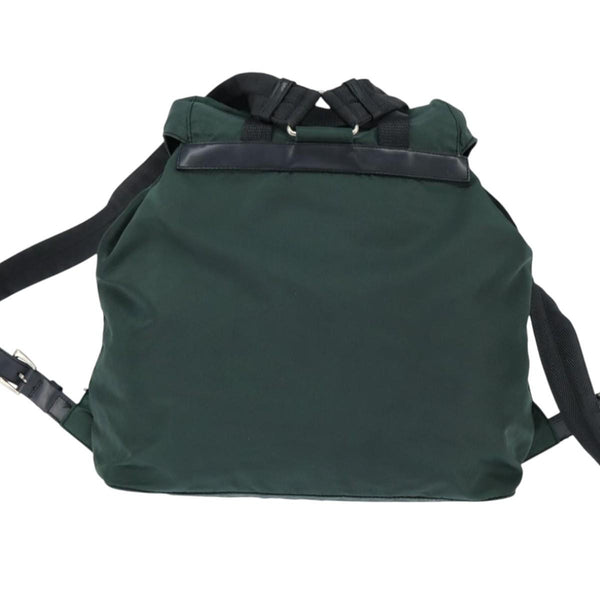 Prada Vela Double Front Pocket Backpack Tessuto with Saffiano Leather Medium