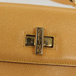 Celine Vintage Convertible Turnlock Top Handle Bag Leather Medium - image 14