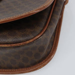 Celine Vintage Macadam Shoulder Bag Canvas and Leather - image 9