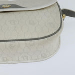 Christian Dior Vintage Honeycomb Flap Crossbody Bag Canvas and Leather - image 9