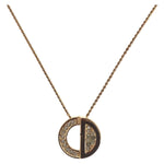 Christian Dior CD Pendant Necklace Metal and Crystals - image 2
