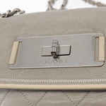 Chanel Mademoiselle Lock Flap Bag Quilted Lambskin East West - image 13