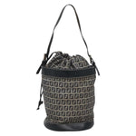 Fendi FF Logo Mon Tresor Bucket Bag Printed Shearling with Leather Mini - image 2
