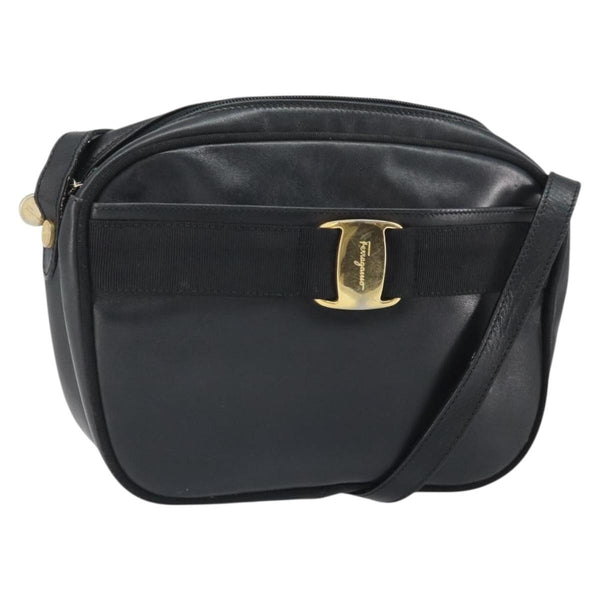 Salvatore Ferragamo Vara Bow camera Shoulder Bag Leather - image 1