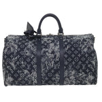 Louis Vuitton Keepall Bandouliere Bag Monogram Tapestry Canvas 50 - image 19