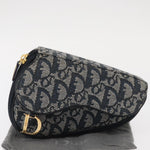 Christian Dior Saddle Zip Pouch Diorissimo Canvas - image 13