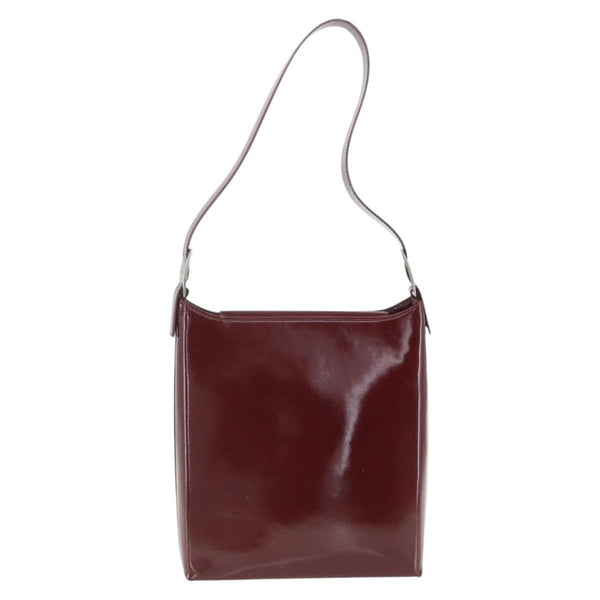 Salvatore Ferragamo Vala Shoulder Bag Patent Leather