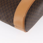 Celine Vintage Macadam Shoulder Bag Canvas and Leather - image 8