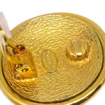 Chanel CC Round Earrings Metal - image 3