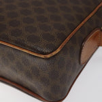 Celine Vintage Macadam Shoulder Bag Canvas and Leather - image 8