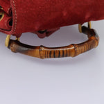 Gucci Gucci bamboo backpack daim mini - image 7