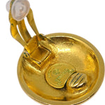 Chanel CC Round Earrings Metal - image 4