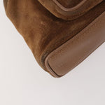 Gucci Gucci bamboo backpack daim mini - image 12