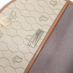 Christian Dior Vintage Honeycomb Flap Crossbody Bag Canvas and Leather - image 6