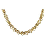 Christian Dior Vintage CD Clasp Chain Necklace Metal - image 3