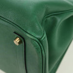 Hermes Birkin Handbag Green Togo with Gold Hardware 35 - image 12
