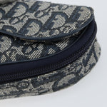 Christian Dior Vintage Saddle Coin Purse Diorissimo Canvas - image 15
