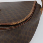 Celine Vintage Macadam Shoulder Bag Canvas and Leather - image 9