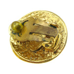 Chanel CC Button Clip-On Earrings Metal - image 3