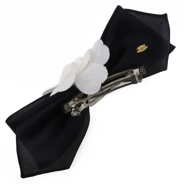 Chanel Camellia Ribbon Headband Silk